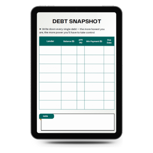 The Debt Freedom Starter System