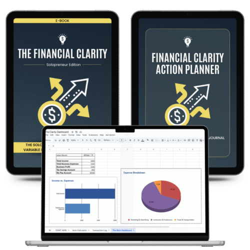 Beige Digital Planner Template iPad Mockup Promotion Instagram Post (3) The Financial Clarity System