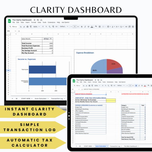 Beige Digital Planner Template iPad Mockup Promotion Instagram Post (7) The Financial Clarity System